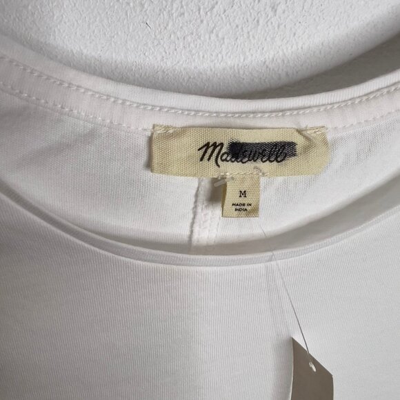 Madewell White Short Sleeve Tee - Picture 3 of 6